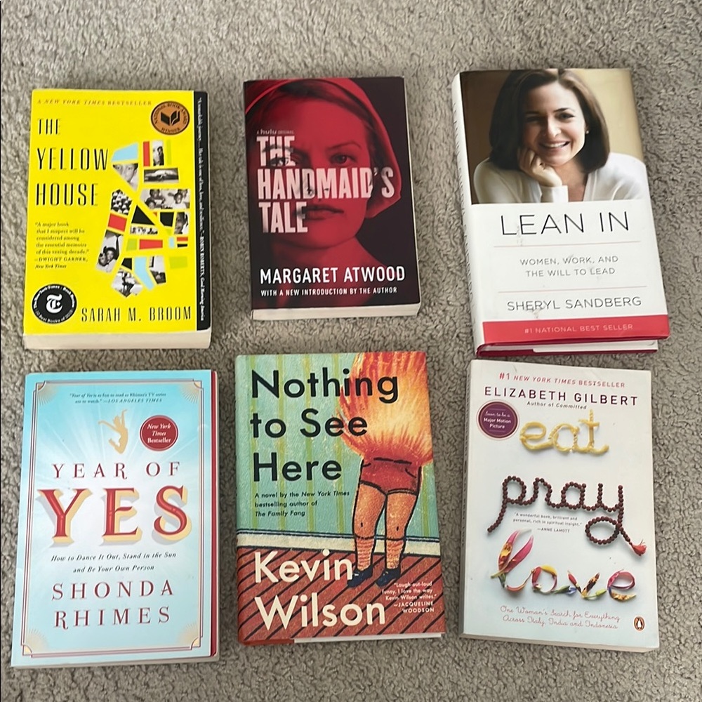 Set of Six Bestselling Books